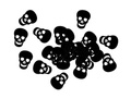 Confetti Skulls for Halloween - 15 pcs.