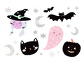 Halloween washable tattoos - 20 pcs.