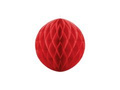 Dekoracja wisząca kula czerwona - 20 cm - 1 szt.