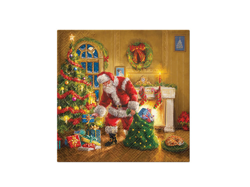 Christmas napkins Santa Claus - 33 cm - 20 pcs.