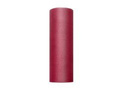 Smooth maroon tulle - 15 cm x 9 meters - 1 item.