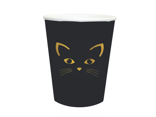 Witch and Cat cups - 250 ml - 6 pcs.