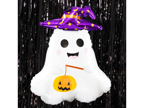 Ghost with pumpkin Foil Balloon - 65 cm