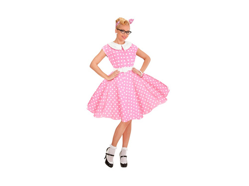 Strój Rock’n’Roll Lata 50. Pink