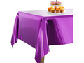 Metallic purple tablecloth - 137 x 183 cm - 1 pcs.