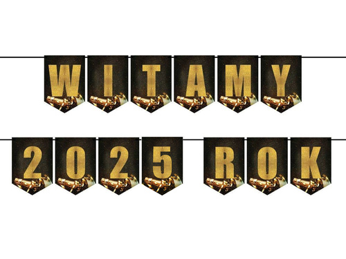 Flag banner Witamy 2025 Rok - 25 m - 1 pc
