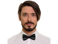 Black bow-tie - 10 cm - 1 pc