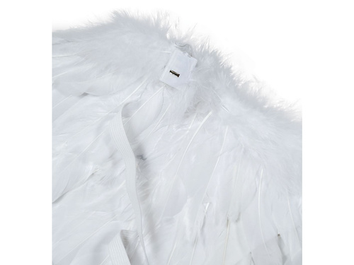 White feather wings with light 80x40 cms