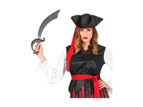 Stary piracki plastikowy miecz - 48 cm