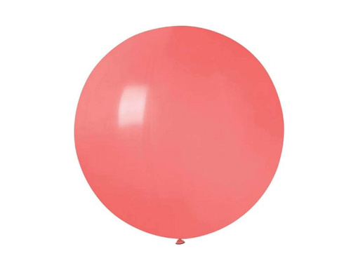 Giant balloon 80 cm in diameter - coral pastel