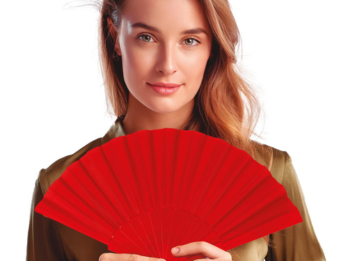 Red fan