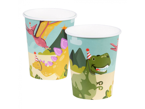 Cups Happy Dinosaur - 10 pcs