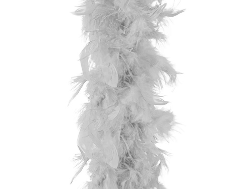 Feather boa - gray - 190 cm