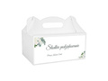 Decorative cake box white - 6 pc