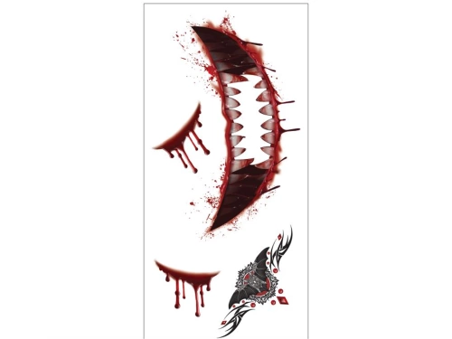 Punk scar with adehesive - 1 pc