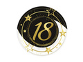 18th Birthday Paper Plates 23 cm - 6 pcs