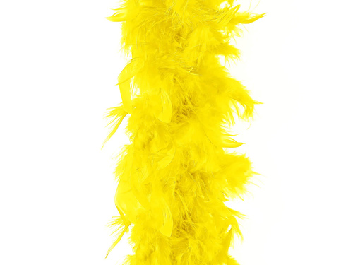 Feather boa - yellow - 190 cm