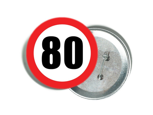 Ban 80 sign pin - 1 piece.