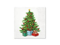 Christmas napkins Christmas tree with gifts - 33 cm - 20 pcs.