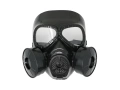 Black PVC gas mask