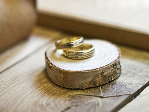 Wooden business cards for the table - 20 pcs.