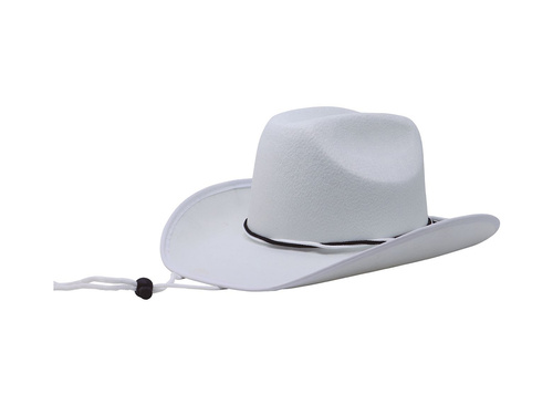 White cowboy hat