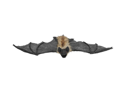 Dekoracja na Halloween Włochaty Nietoperz - 40 cm - 1 szt.