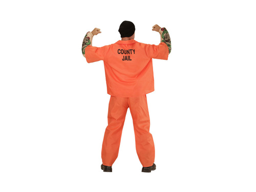 Strój wytatuowanego więźnia