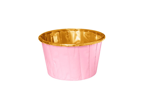 Cupcake cupcakes pink and gold - 20 pcs.