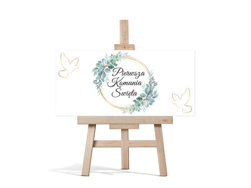 Communion poster - First Holy Communion - 70x33 cm