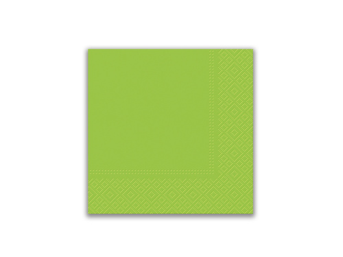 3-layer napkins 33 cm, light green - 20 pcs.