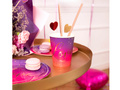 Love ombre paper cups - 220 ml - 6 pcs.