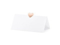 Business cards for the table Heart - 10 x 5 cm - 10 pcs.