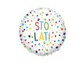 Foil balloon Happy Birthday! Confetti - 46 cm - 1 pc.