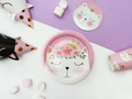 Pink Cat plates - 18 cm - 6 pcs.