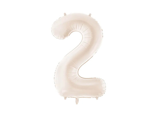 Number 2 Foil Balloon - 86 cm - 1 pc