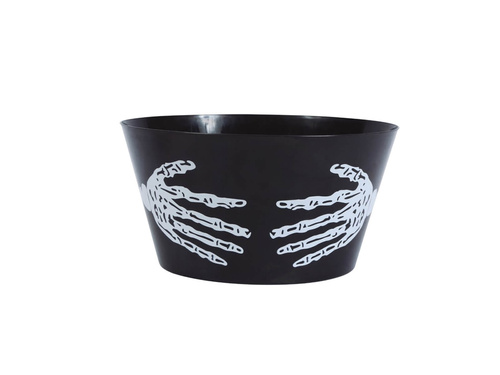 Miska na Halloween czarna - 30 x 22 cm - 1 szt.