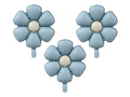 Flower Foil Balloon - 50 cm - 1 pc