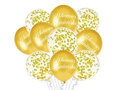 Set of balloons for bachelorette party gold - 30 cm - 10 pcs.
