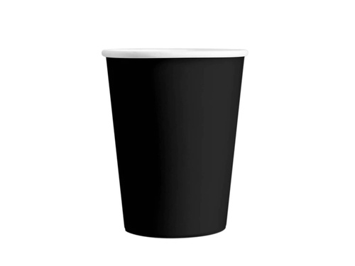 Kubeczki papierowe czarne - 220 ml - 6 szt.