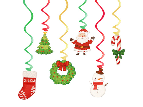 Hanging decoration for Christmas - 6 pcs.