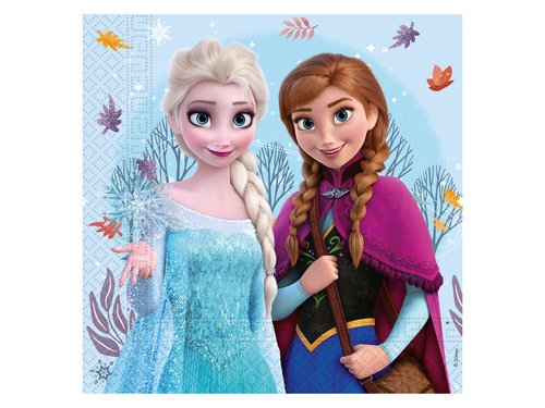 Birthday napkins Frozen 2 - Ice Age Wind Spirit - 33 cm - 20 pcs.