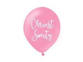 Latex balloons with the inscription Holy Baptism - pink - 30 cm - 5 pcs.