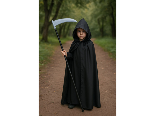 Black Hooded Cape