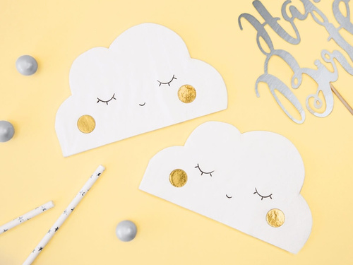 Birthday napkins Cloud - 32 cm - 20 pcs.