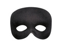 Maska karnawałowa wenecka czarna - 1 szt.
