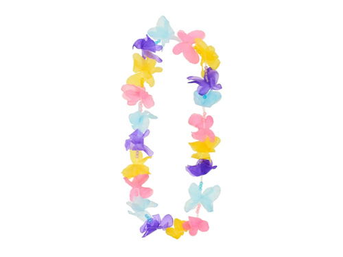 Hawaiian Butterflies pastel necklace - 1 piece.