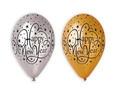 Happy New Year latex balloons - 30 cm - 25 pcs.