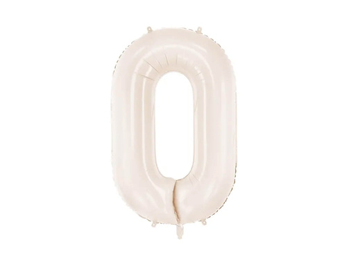 Number 0 Foil Balloon - 86 cm - 1 pc