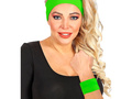 Pair of neon green wristbands